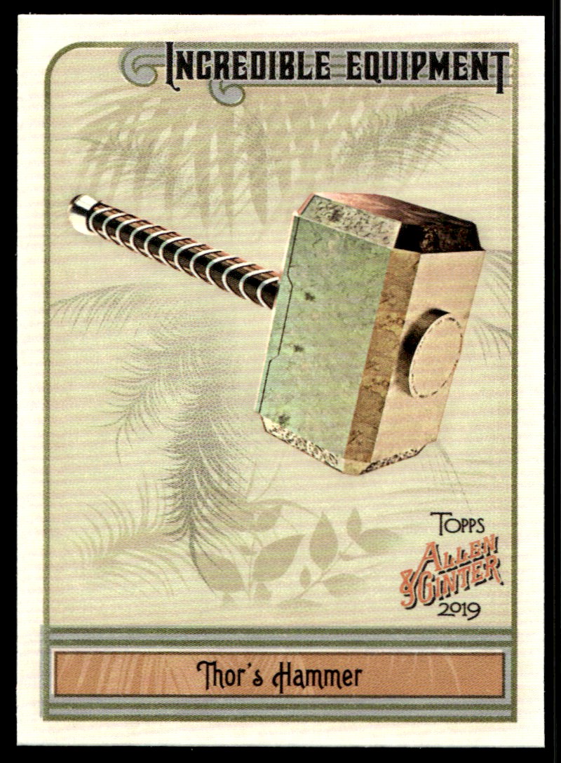 E.G.family/E.G.Power 2019～POWER to the … 2019 Topps Allen & Ginter Incredible Equipment Thor's Hammer