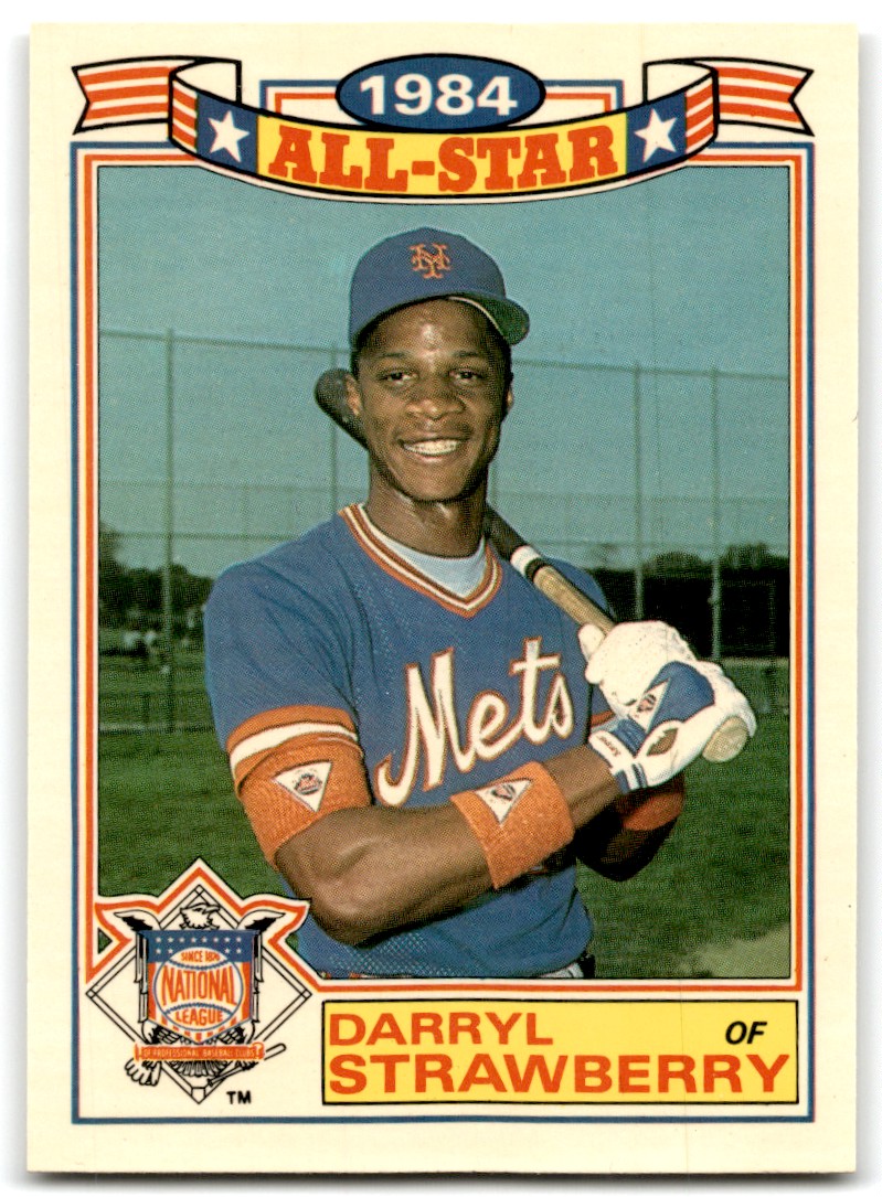 1985 TOPPS GLOSSY ALL-STARS DARRYL STRAWBERRY NEW YORK METS #8 | eBay