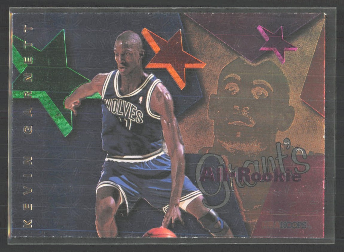 1995-96 Skybox NBA Hoops Grant's All-Rookies Kevin Garnett Rookie