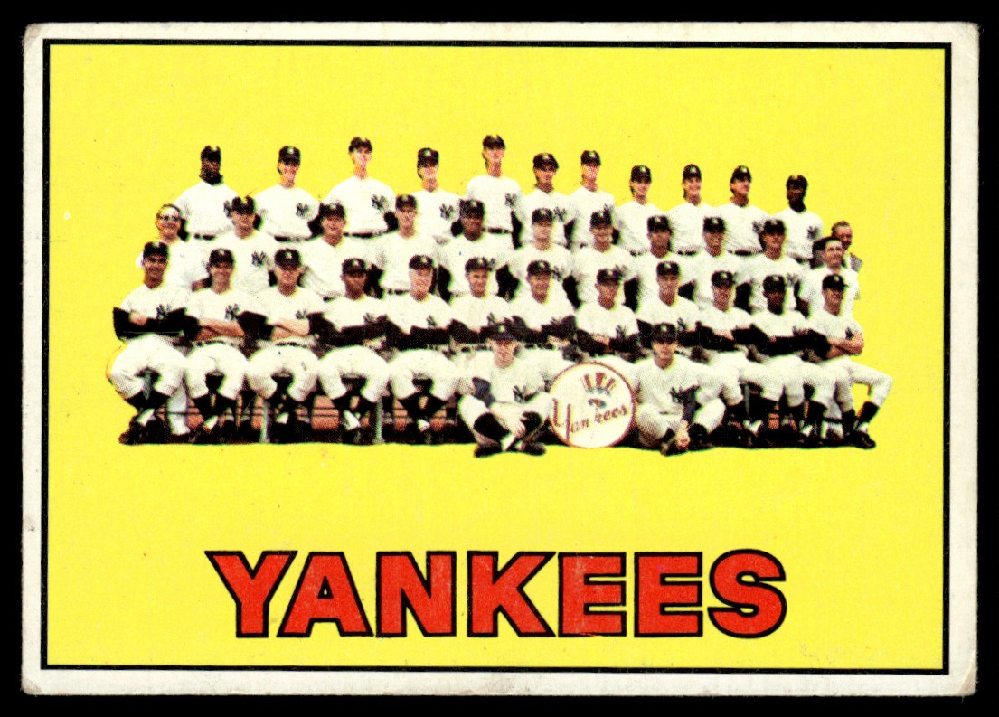 書131 1967 Topps New York Yankees VG+ #131 | eBay