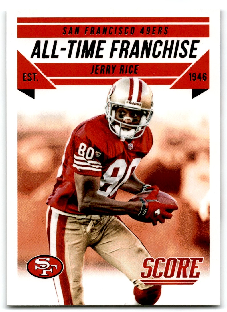2015 Score All-Time Franchise Jerry Rice #4 on Kronozio