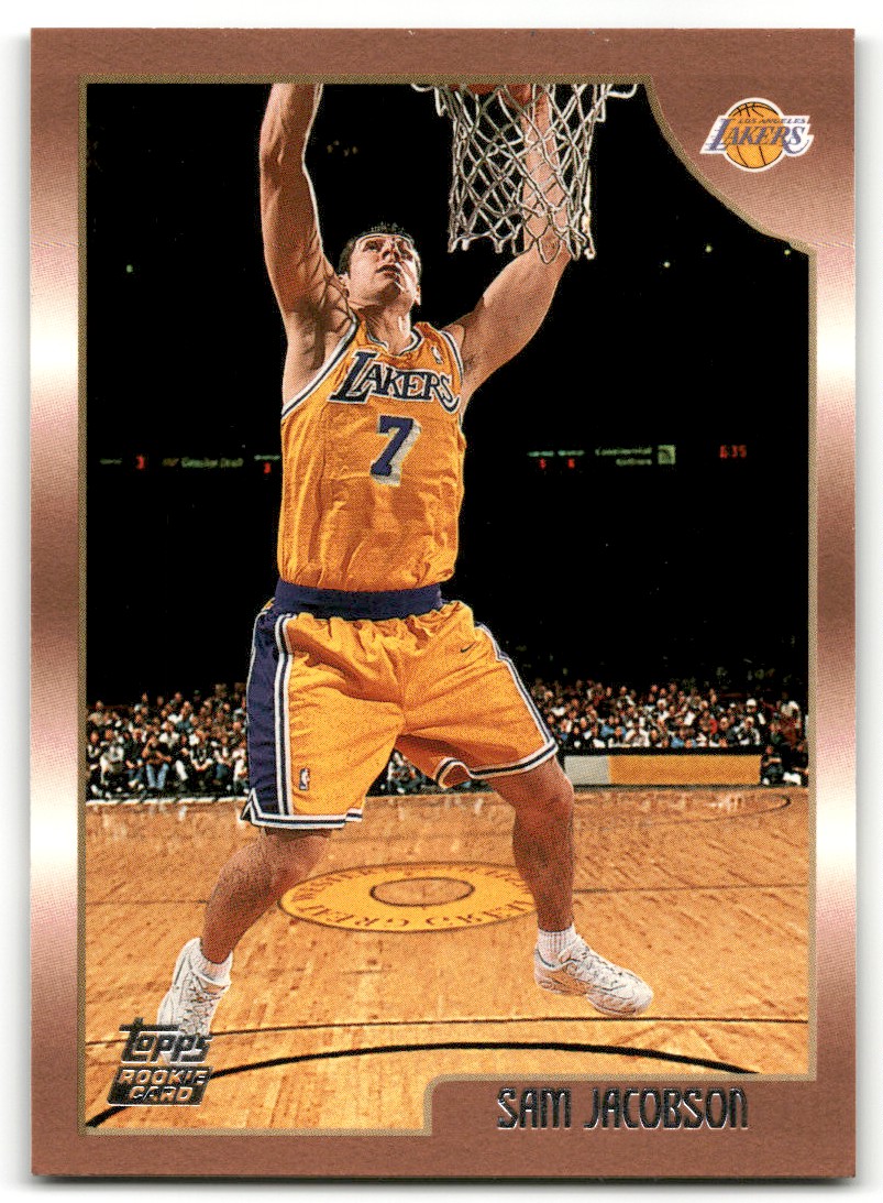 1998-99 Topps Basketball Card Sam Jacobson #212 RC Los Angeles