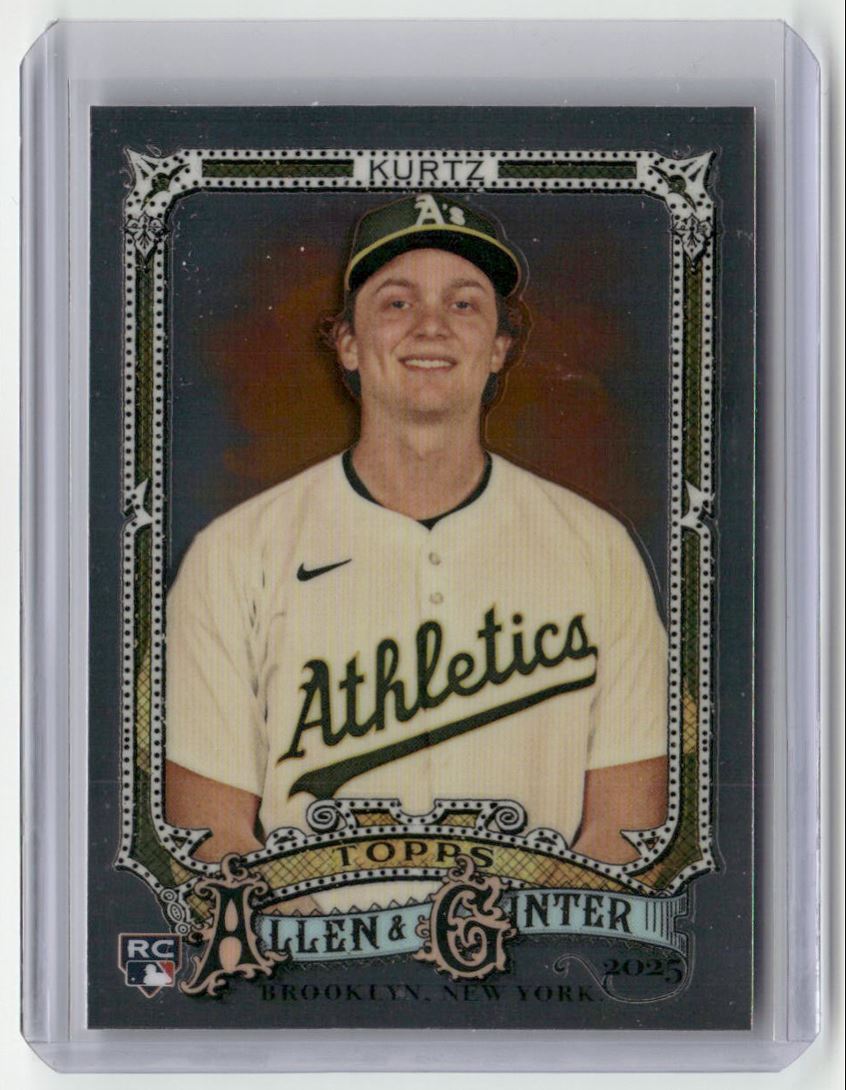 2025 Topps Allen & Ginter Chrome Nick Kurtz Rookie Oakland