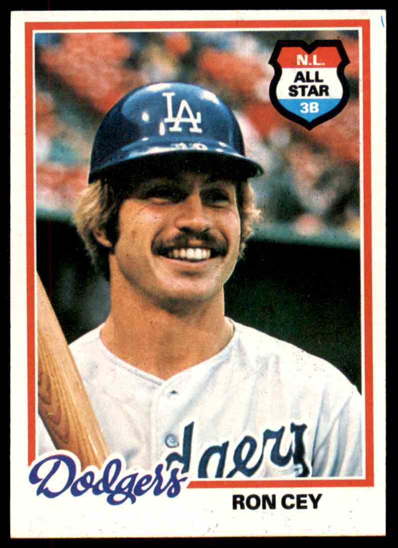 1978 Topps Ron Cey All-Star #630 on 