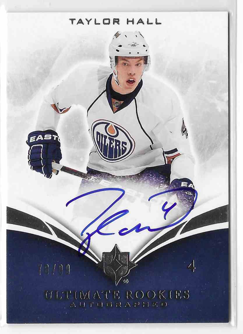 2010-11 Ultimate Rookie Autograph Taylor Hall #142 on Kronozio