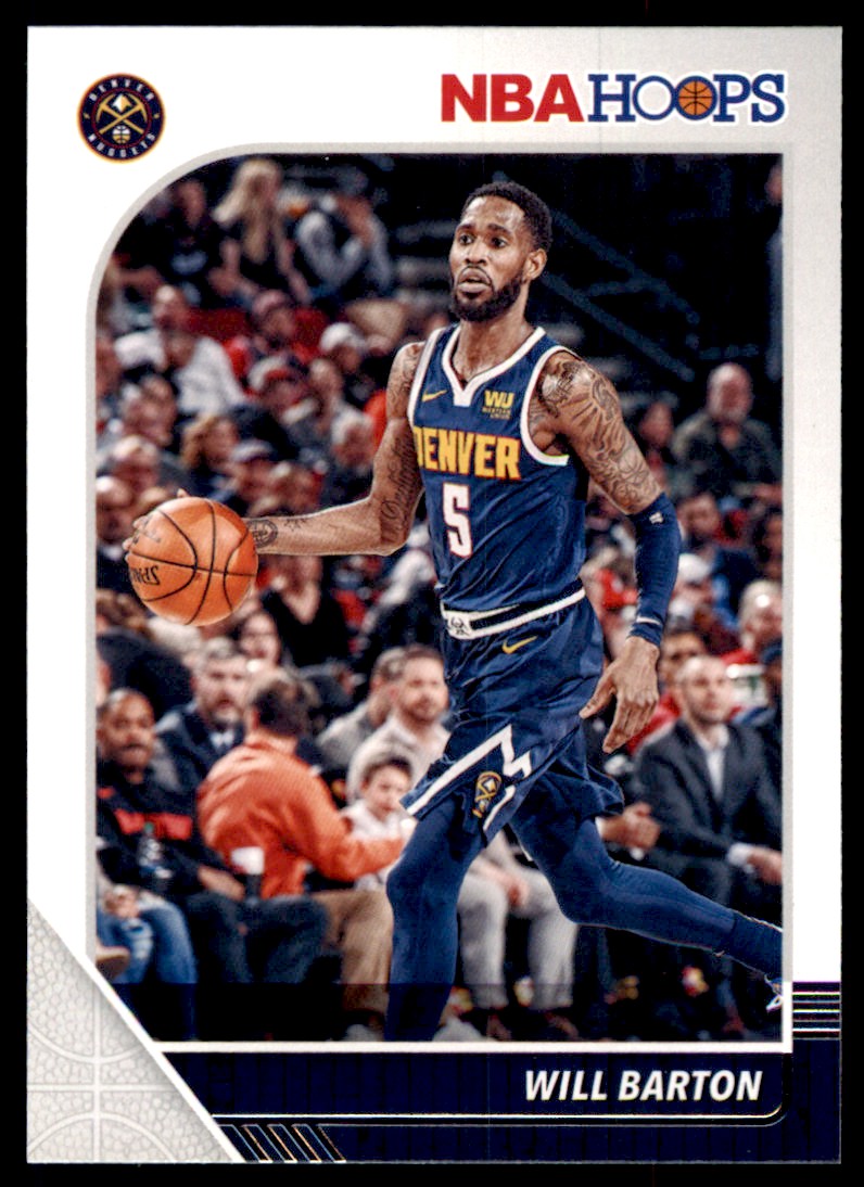 Will Barton Nba Player Jersey Messages 2019-20 NBA HOOPS! WILL
