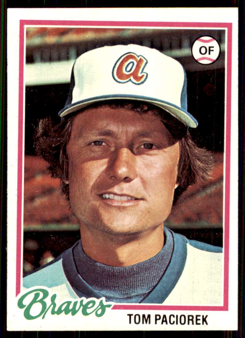 1978 Topps (78.3) Tom Paciorek Atlanta Braves #322 | eBay