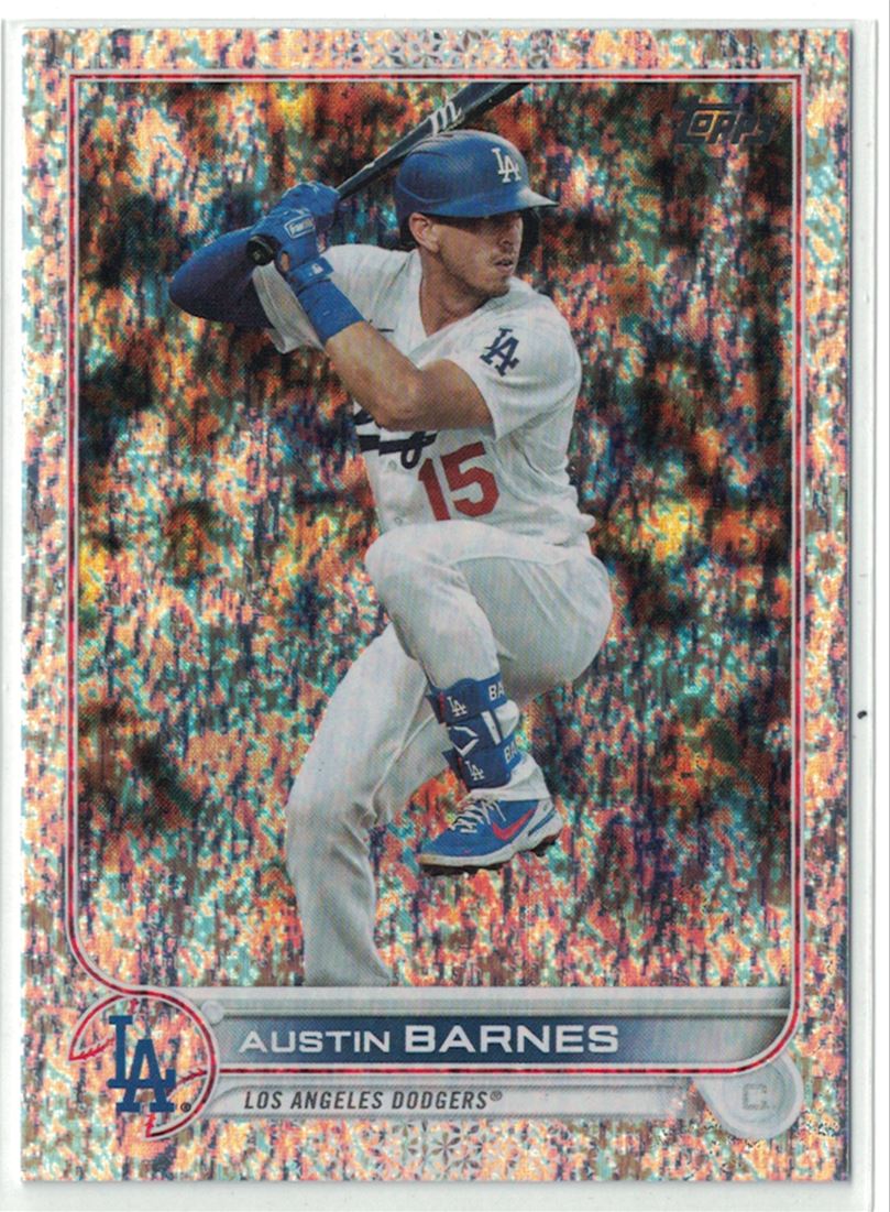 2022 TOPPS AUSTIN BARNES LOS ANGELES DODGERS #420