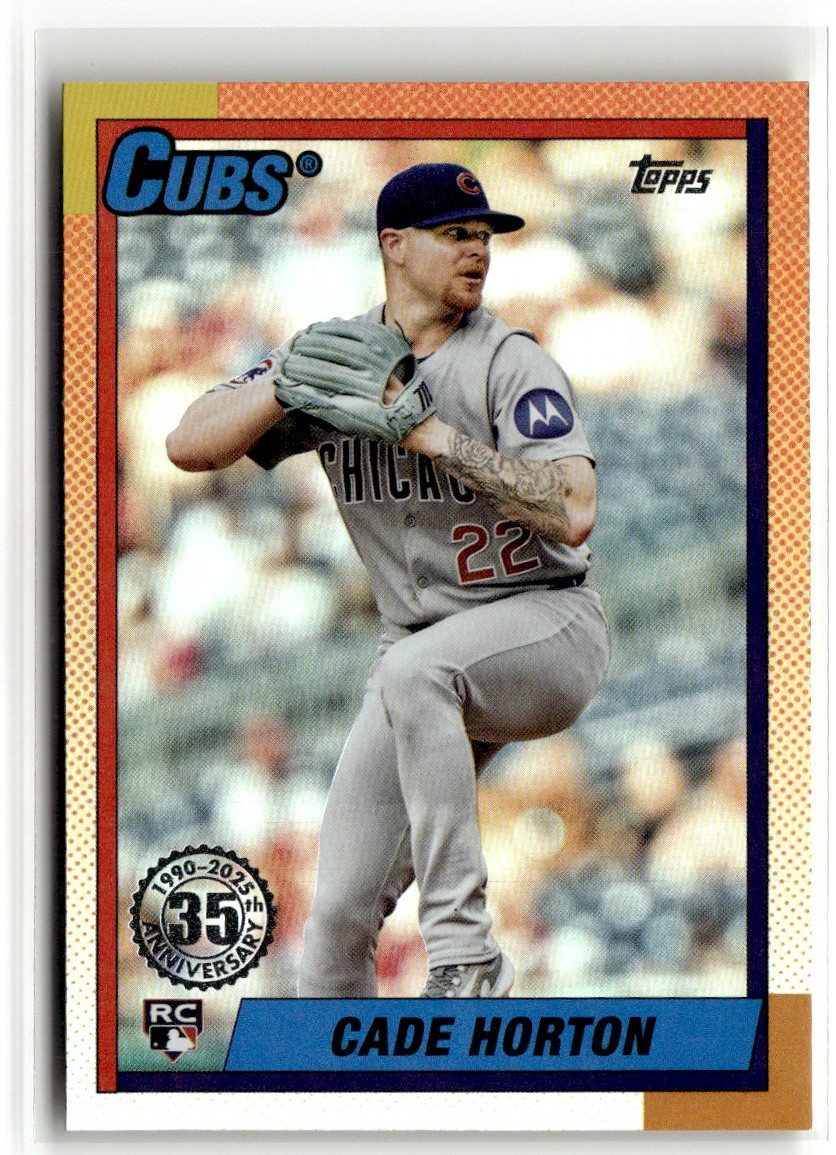 2025 Topps Update 1990 Topps Foil Cade Horton RC #U90-16 | eBay