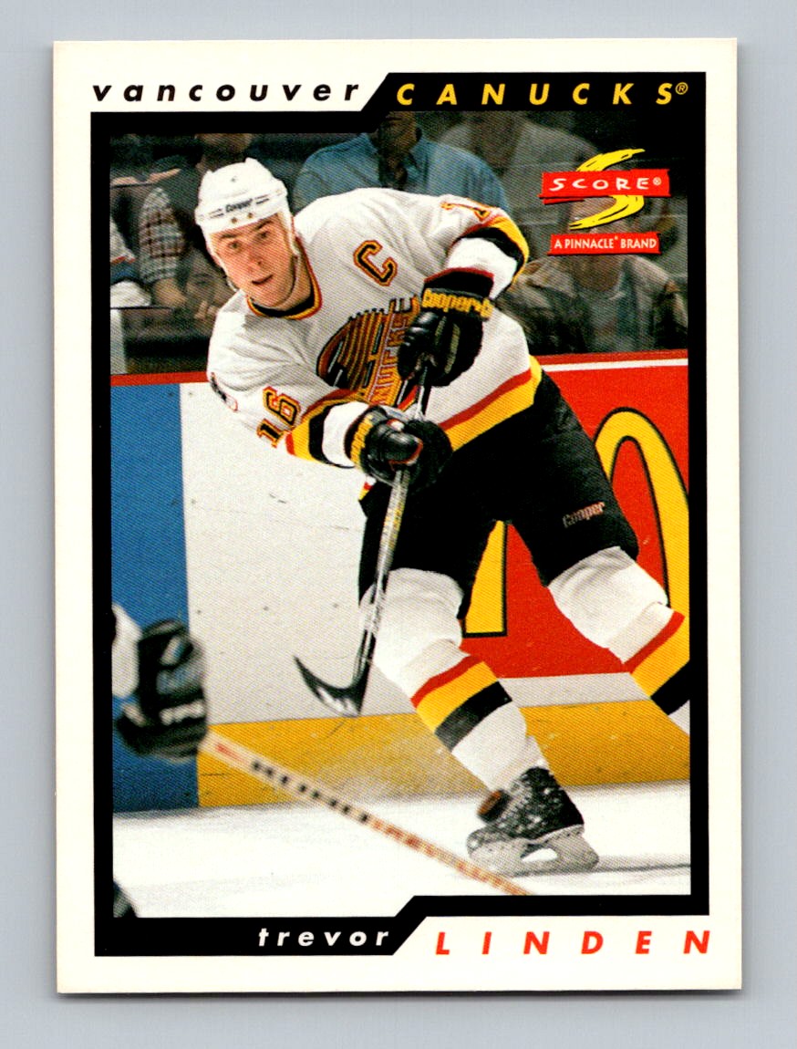 1996-97 Score Trevor Linden Vancouver Canucks #173 | eBay