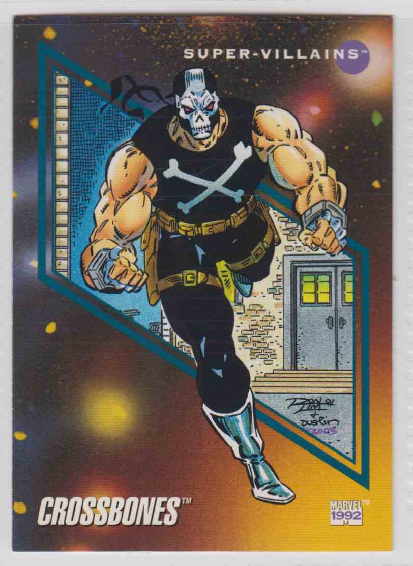 1992 Marvel SuperVillains Crossbones 138 on Kronozio