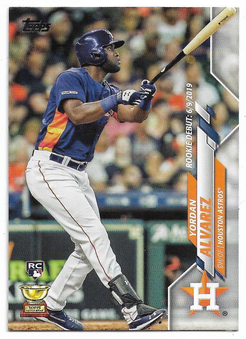 2020 Topps Astros outlet Yordan Alvarez Rookie Autograph