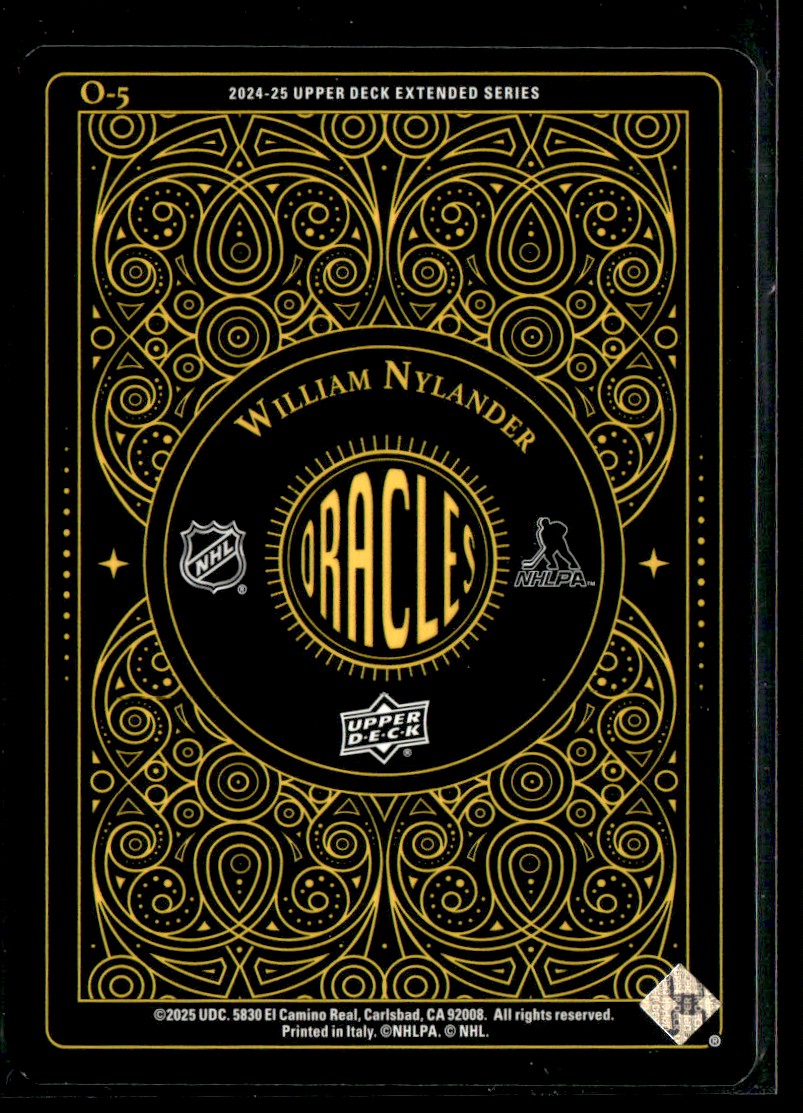 2024-25 Upper Deck Oracles William Nylander Toronto Maple Leafs #O