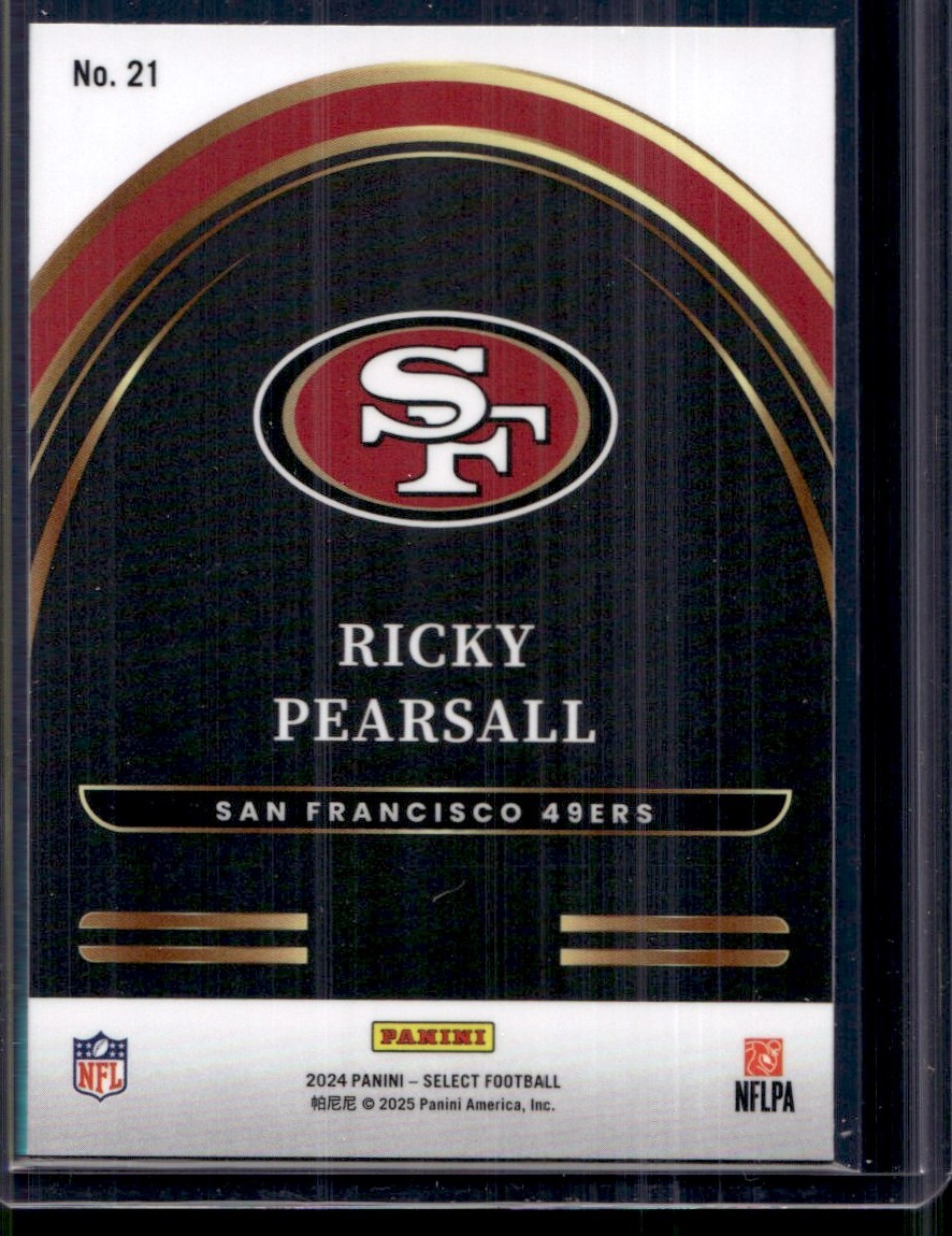 2024 Panini Select Future Ricky Pearsall #21 card back image