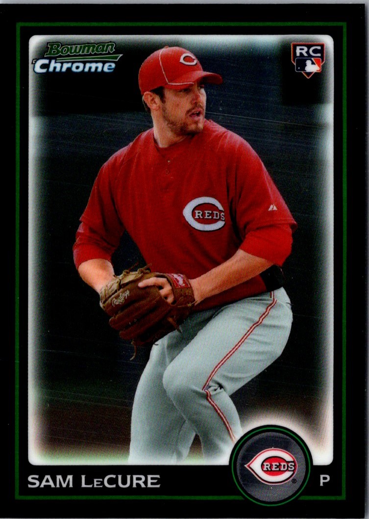 2010 Bowman Draft Picks & Prospects Chrome Sam LeCure #BDP37