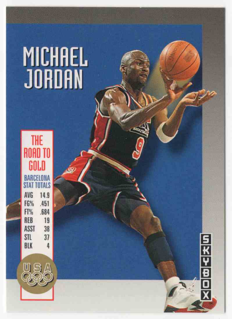 1992 93 Skybox USA Michael Jordan USA11 on Kronozio