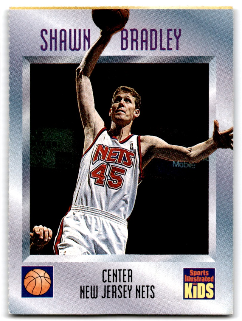 1997-98 Sports Illustrated For Kids Shawn Bradley New Jersey Nets