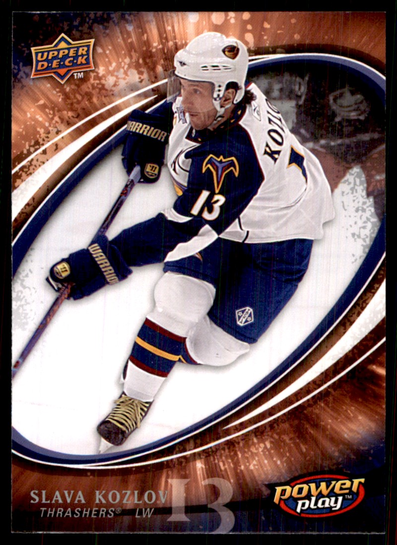 2008-09 Upper Deck Power Play Slava Kozlov Atlanta Thrashers #12