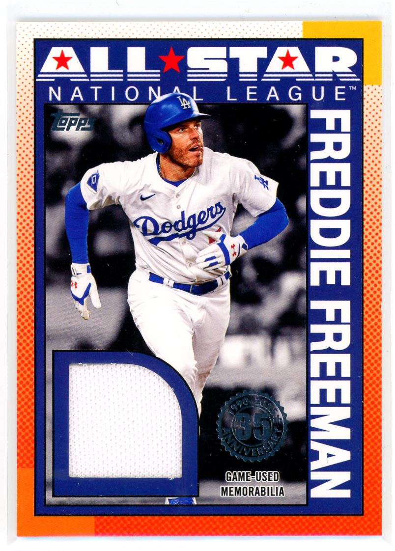 2025 Topps Series Two 1990 All-Star Relic Freddie Freeman