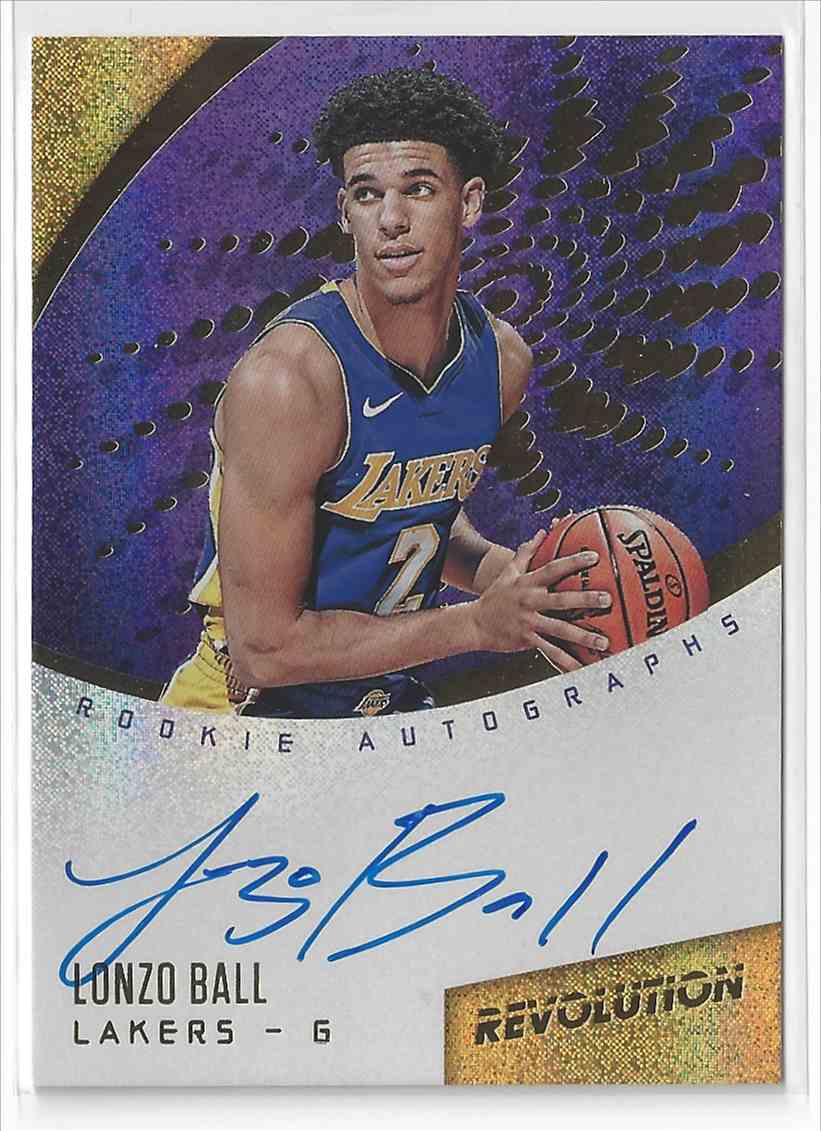 lonzo ball autographed jersey