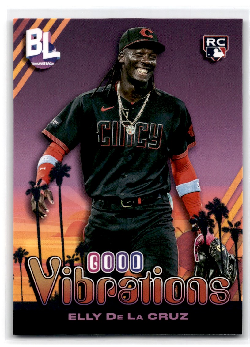 2024 Topps Big League Good Vibrations Elly De La Cruz RC