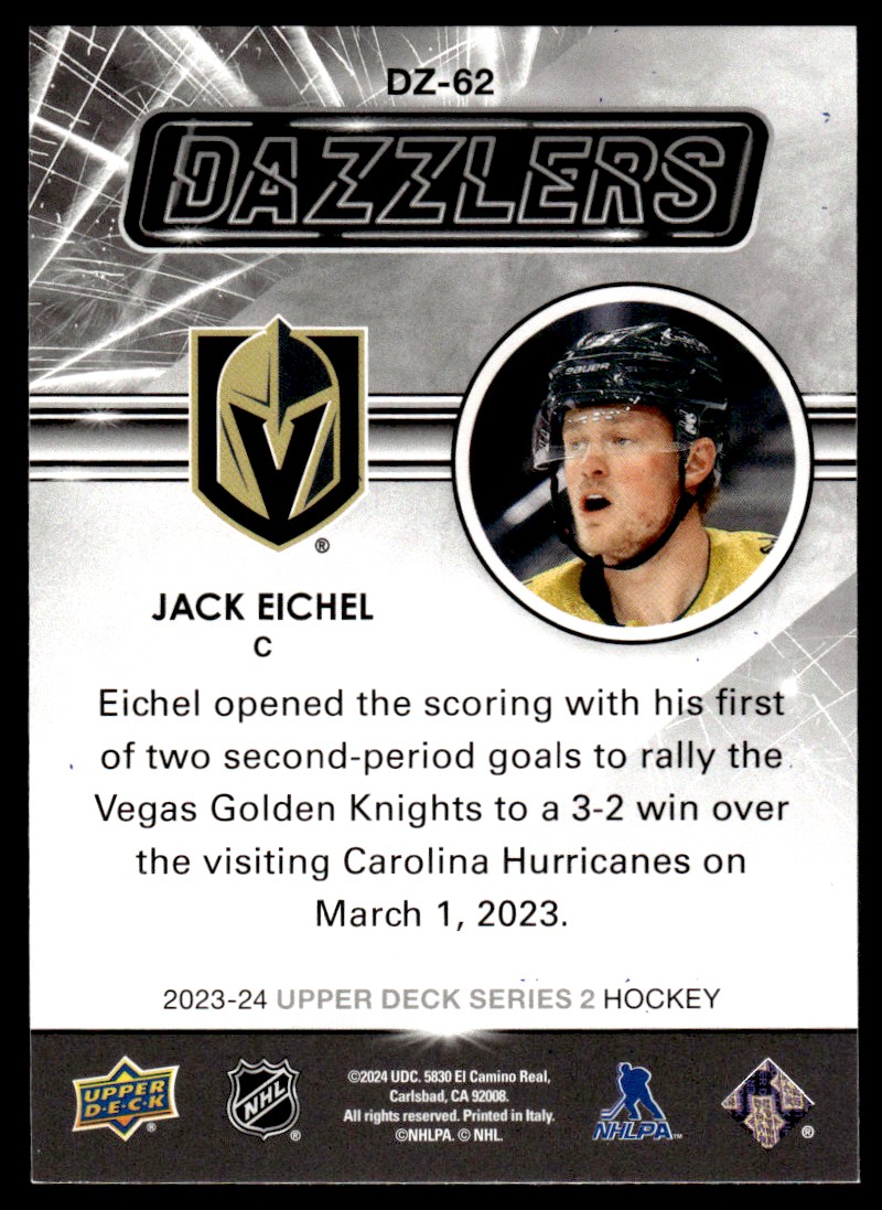 Leaf NHLカード ULTIMATE SIGNATURE RELICS JACK EICHEL 4/5 #SR-JE1 送料無料 中古 IT1 $_1.JPG?set_id=880000500F