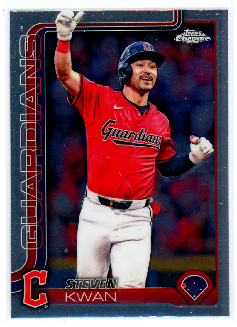 2025 Topps Chrome Steven Kwan Cleveland Guardians #202 | eBay