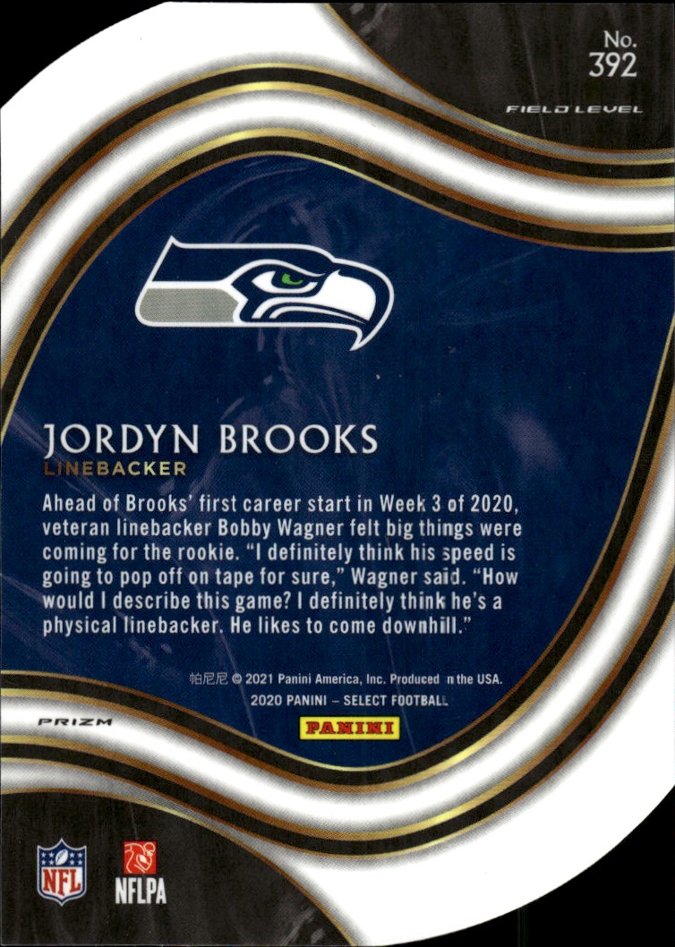 2020 Panini Select Jordyn Brooks 392 on Kronozio