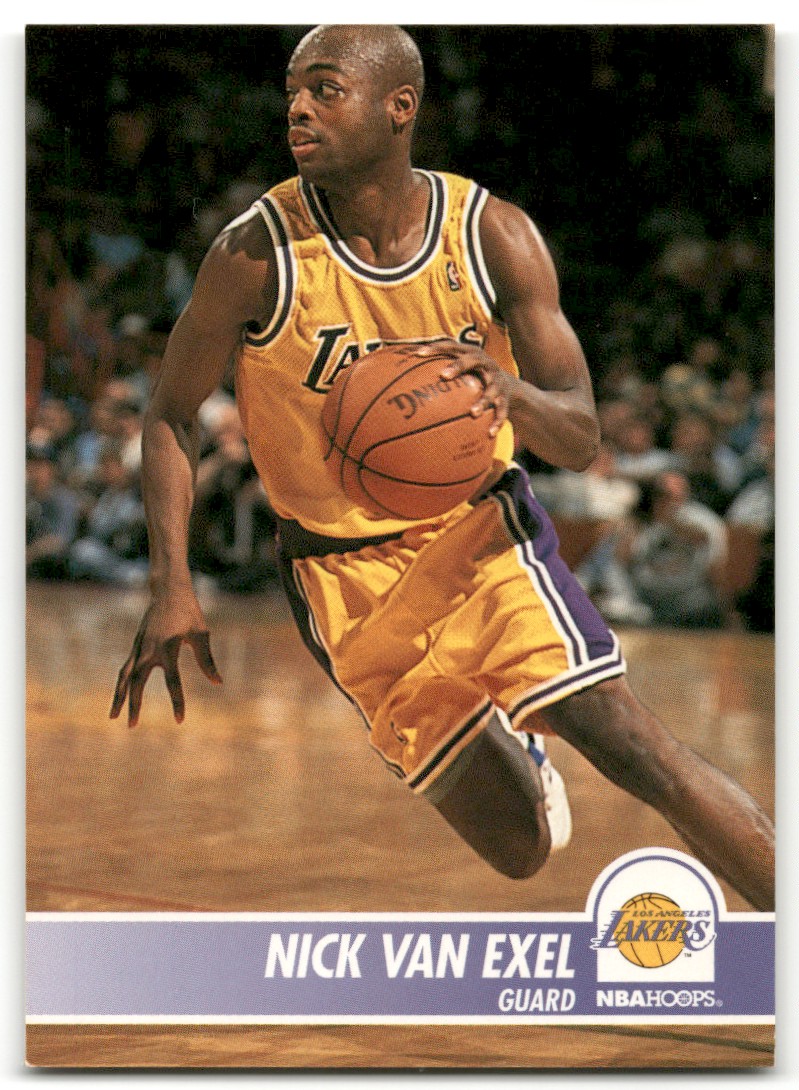 1994-95 NBA Hoops Basketball Card Nick Van Exel #105 Los Angeles