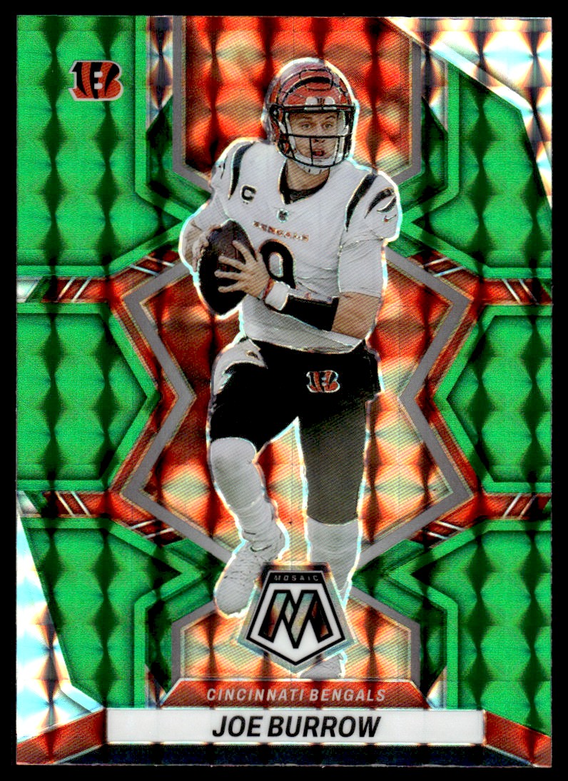 Joe 2024 Burrow Mosaic Green Rookie