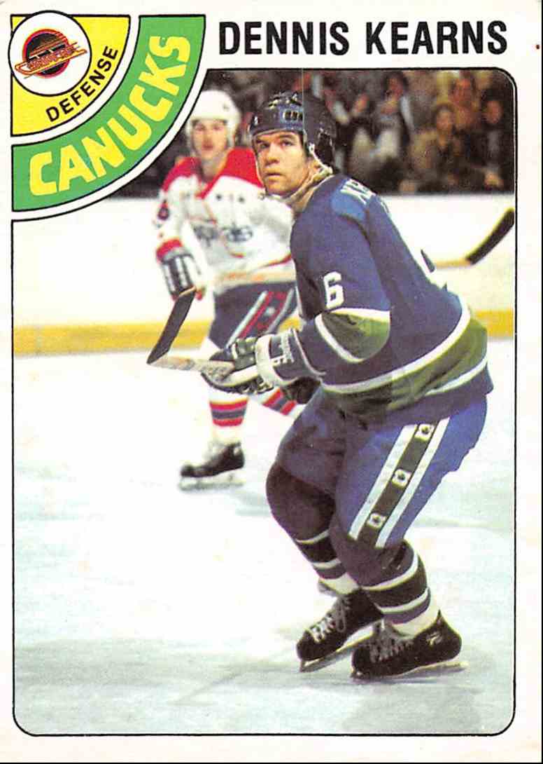 1978-79 O-Pee-Chee Dennis Kearns #191