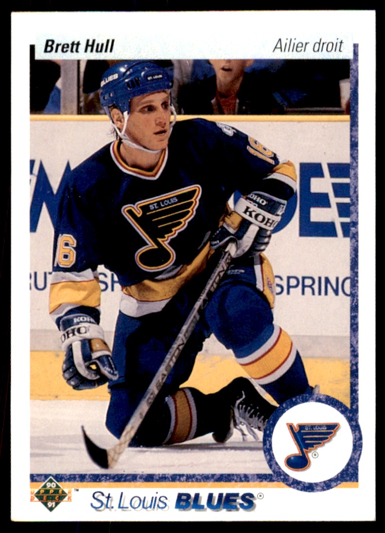 1990-91 Upper Deck Brett Hull St. Louis Blues #154 | eBay