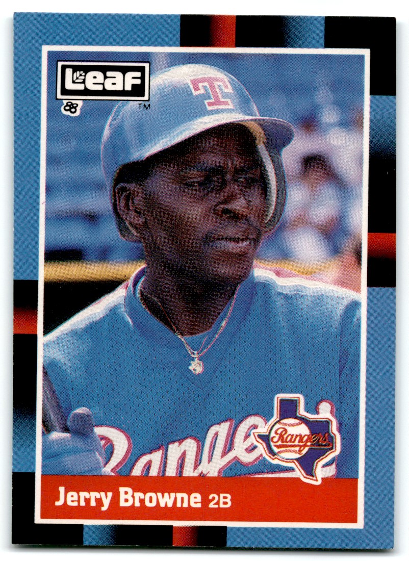 スポーツ選手 1988 BASEBALL CARD No.267 1988 Leaf Jerry Browne Texas Rangers #236 | eBay