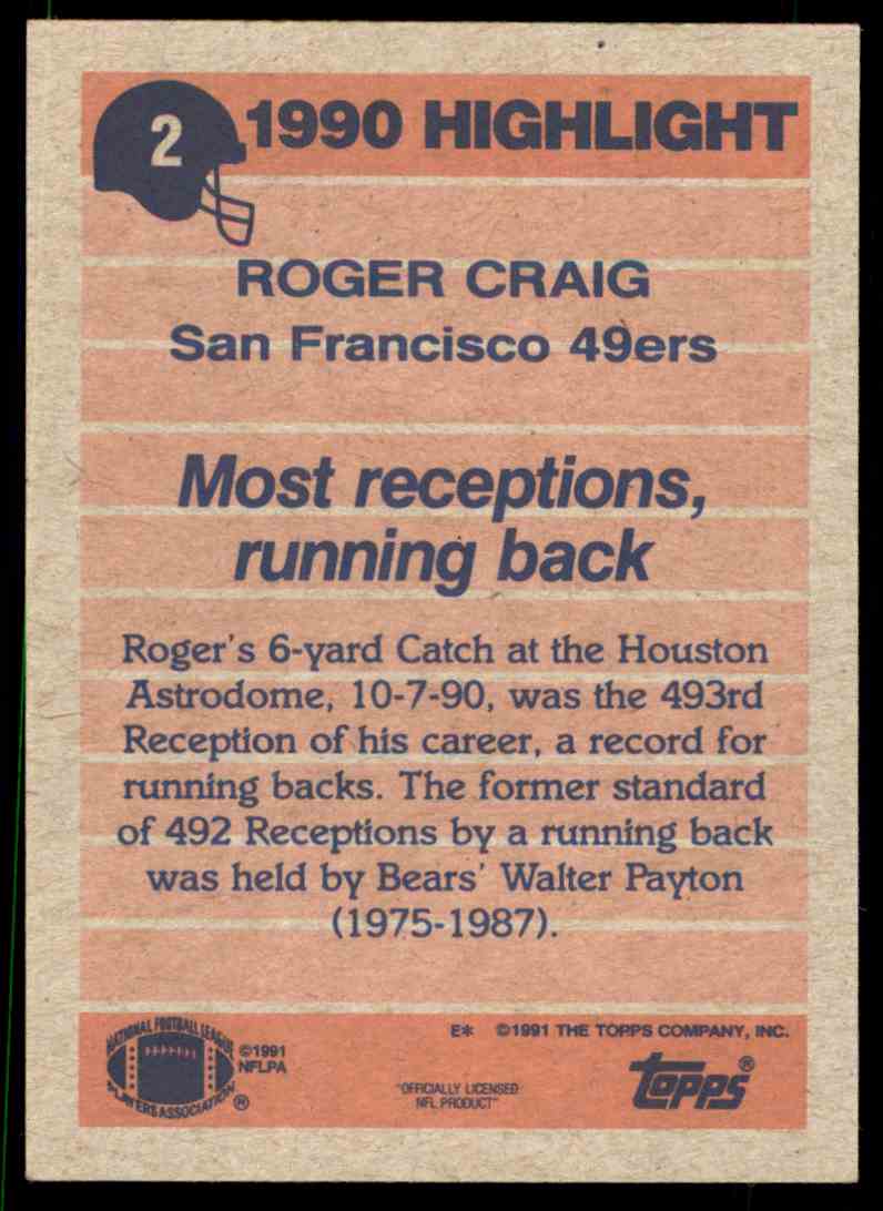 Roger Craig - San Francisco 49ers Highlights 