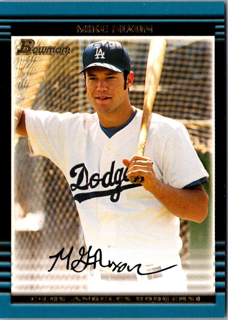 2002 Bowman Draft Picks & Prospects Mike Nixon #BDP15
