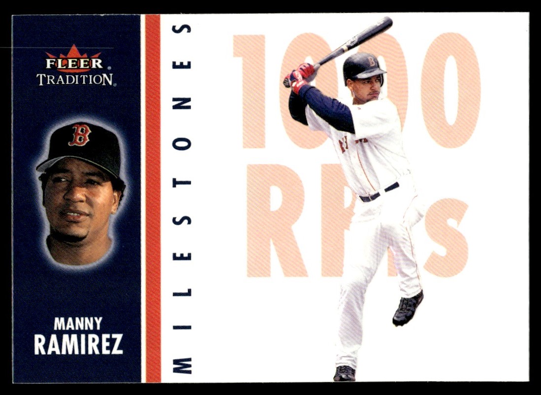 2004 Fleer Tradition Manny Ramirez #19 on Kronozio