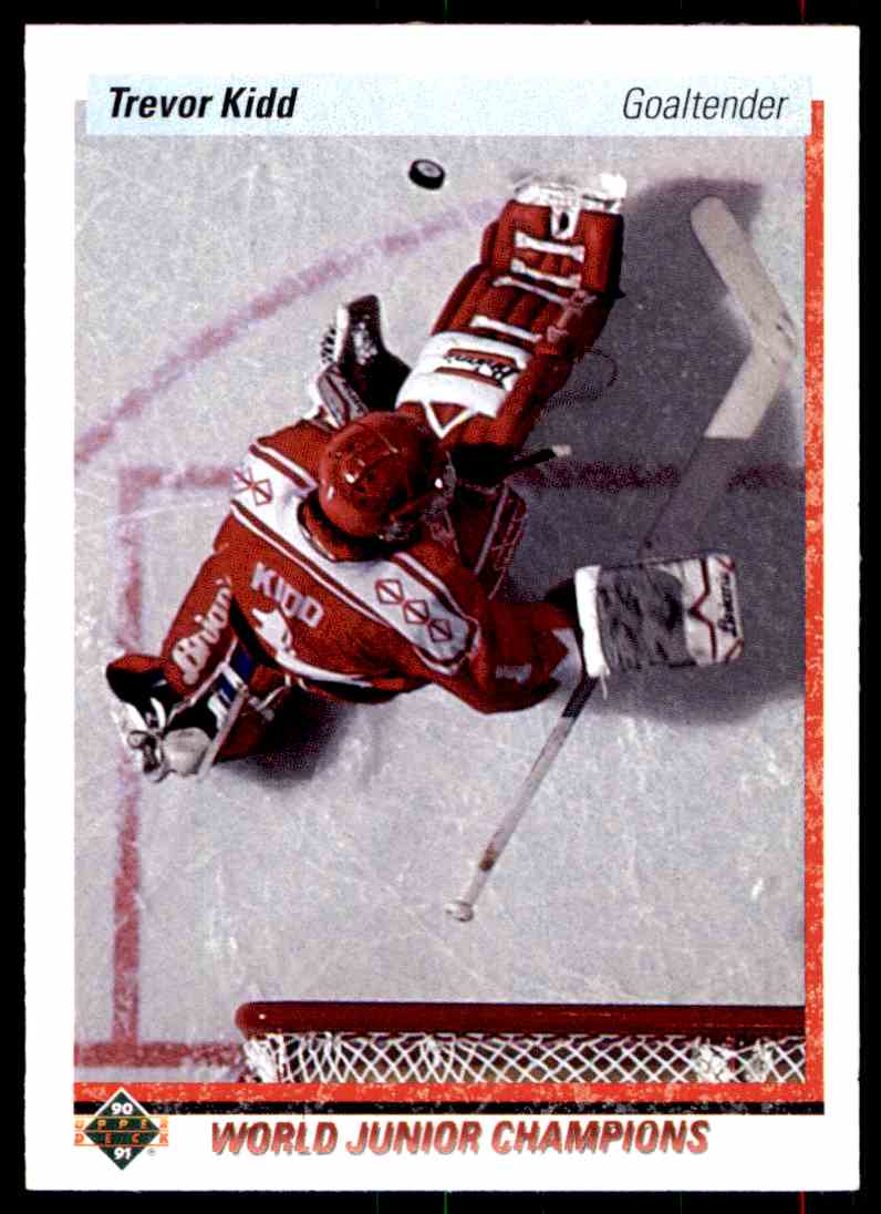 1990-91 Upper Deck UD NHL Trevor Kidd #463
