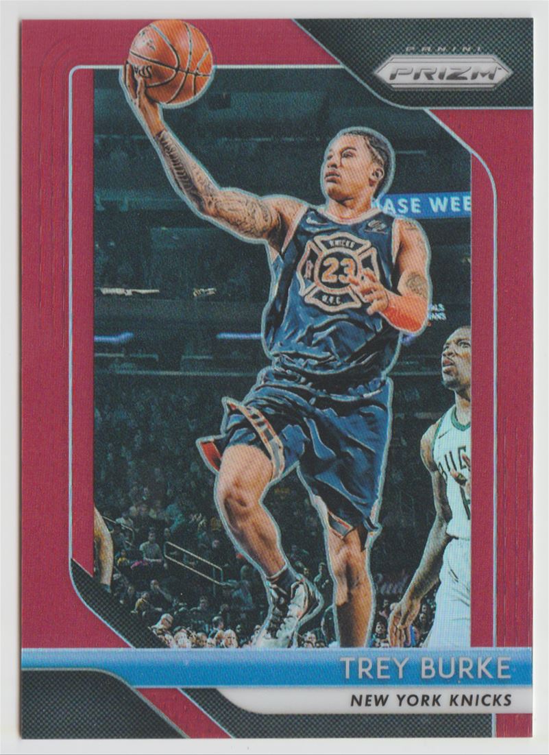 Trey Burke 2018-19 Panini Prizm Prizms Red 153/299 #287 New York Knicks