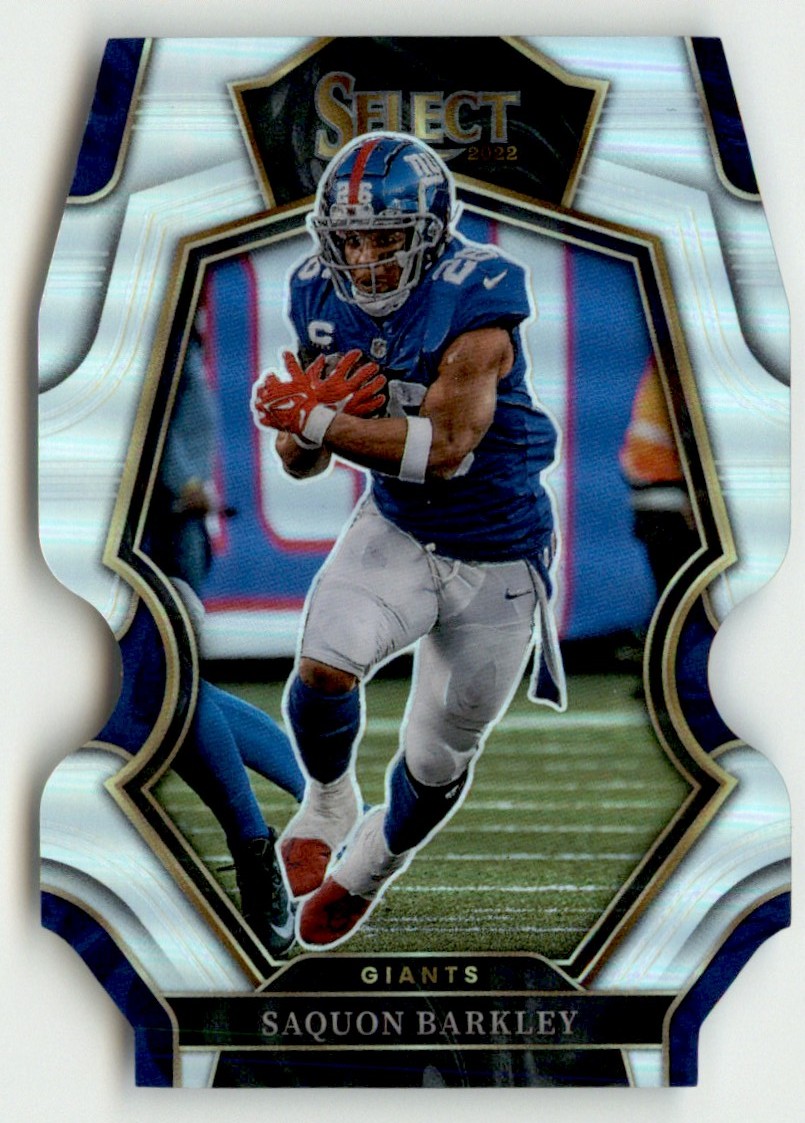 Saquon Barkley 2022 Panini Select Silver Die-Cut Prizms #173 New