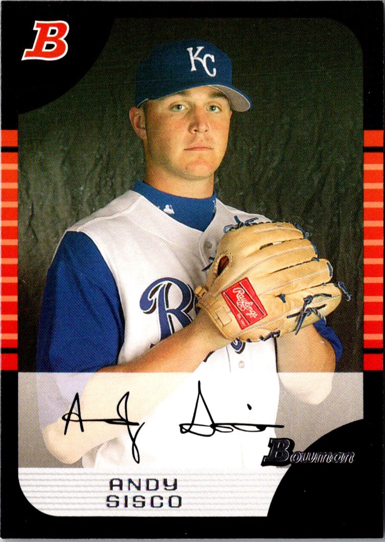 2005 Bowman Draft Picks & Prospects Andrew Sisco #BDP7 card front image