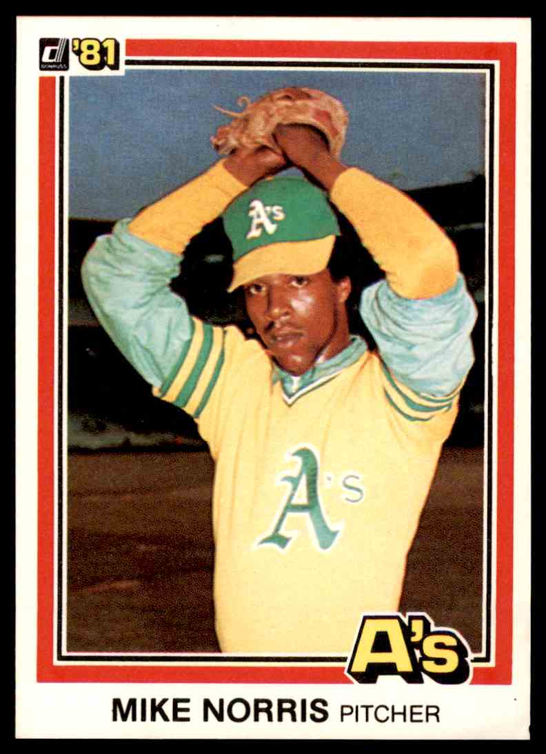 1981 Donruss Mike Norris #118