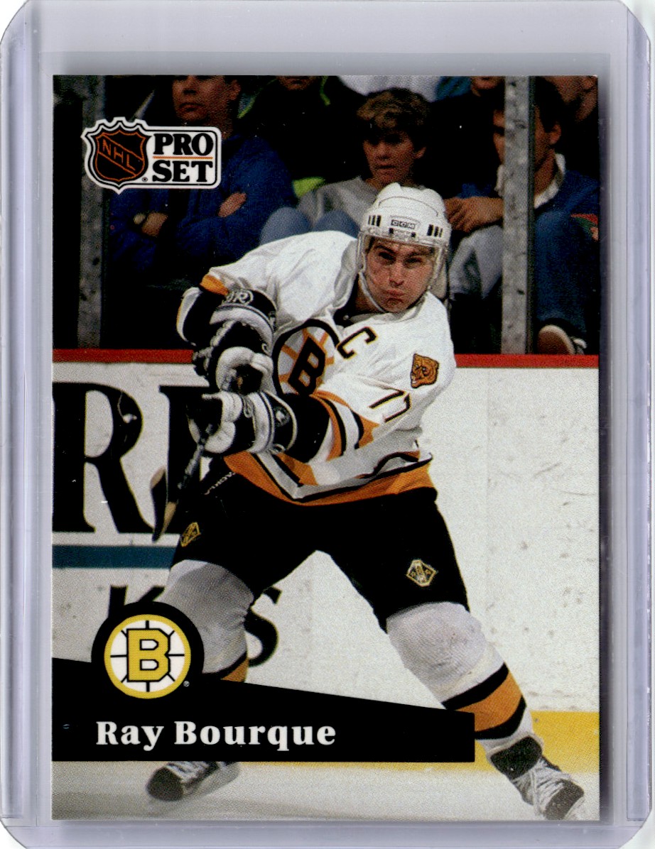 1991-92 Pro Set Hockey Card Ray Bourque Boston Bruins #9 | eBay
