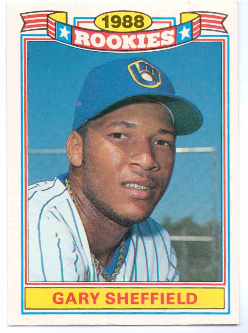 1989 Topps 1988 Rookies Gary Sheffield 20 on Kronozio