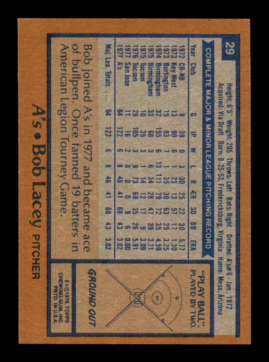 Topps Baseball #1-250 1978 - TÚ ELIGES - Completa tu conjunto - Imagen 58 de 499