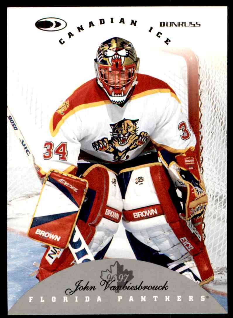 1996-97 Donruss Canadian Ice John Vanbiesbrouck #84 card front image