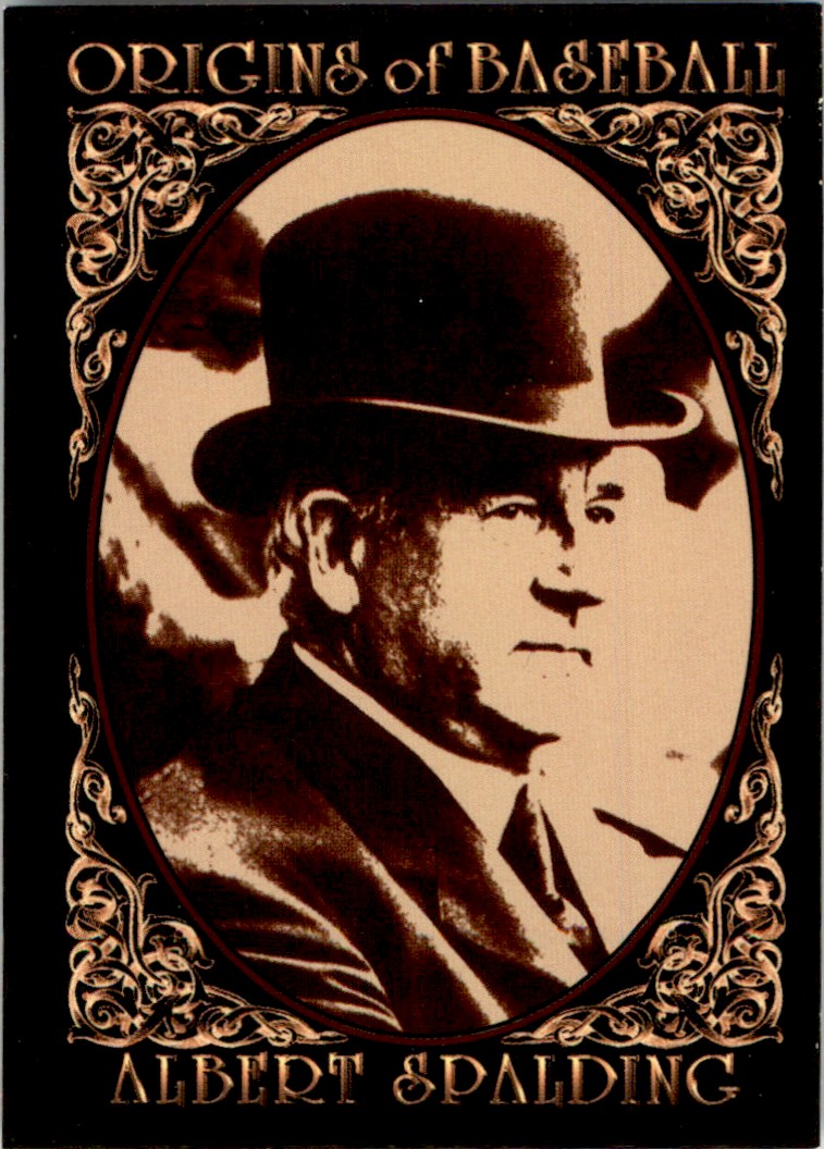 1994 ORIGINS OF BASEBALL - #62 A.G. SPALDING CHICAGO WHITE