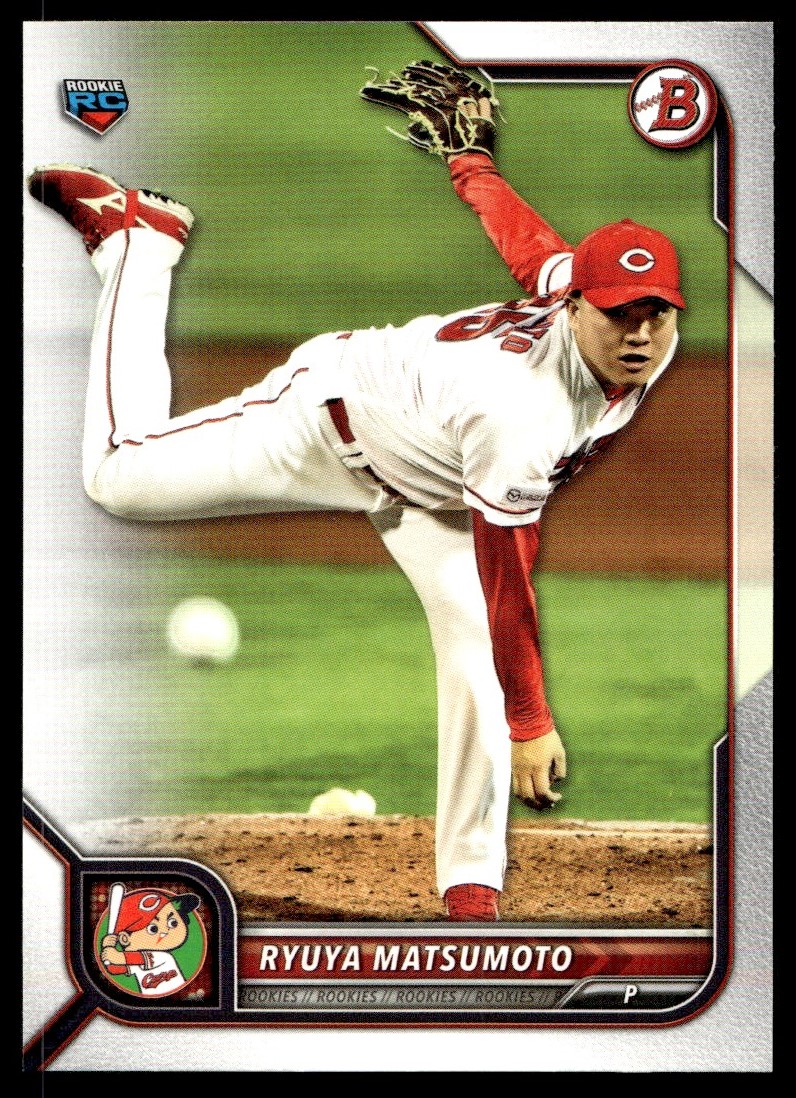 2022 Bowman NPB Ryuya Matsumoto Rookie #124 | eBay