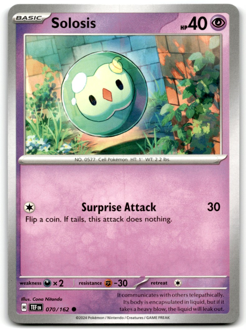 Pokemon Trading Card TCG Solois #70 | eBay