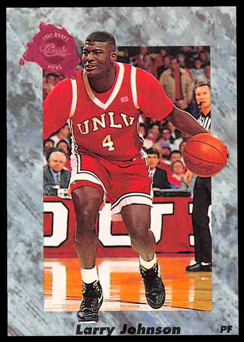 1991-92 Wild Card #1 Larry Johnson/First NBA Draft Pick - NM-MT+