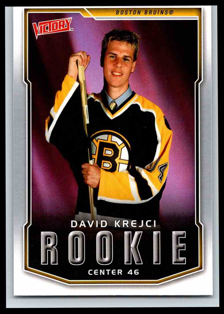 2007-08 Upper Deck Victory David Krejci RC #228